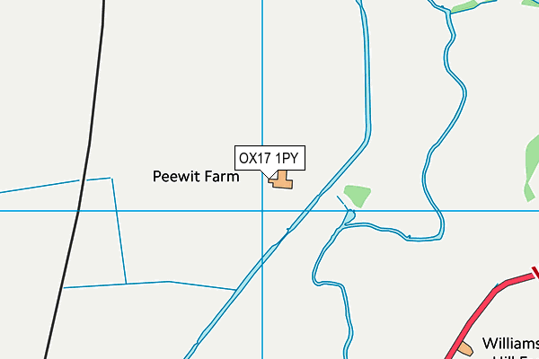 OX17 1PY map - OS VectorMap District (Ordnance Survey)