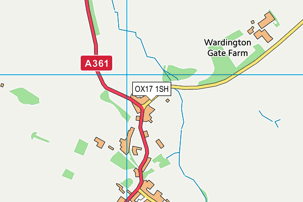 OX17 1SH map - OS VectorMap District (Ordnance Survey)