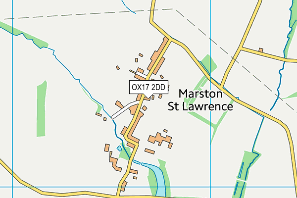 OX17 2DD map - OS VectorMap District (Ordnance Survey)