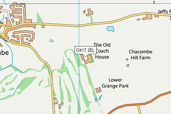 OX17 2EL map - OS VectorMap District (Ordnance Survey)