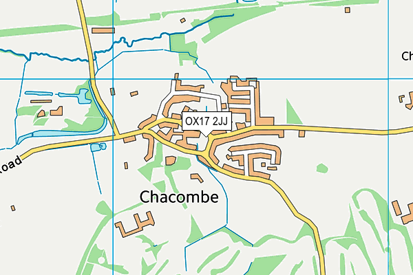OX17 2JJ map - OS VectorMap District (Ordnance Survey)