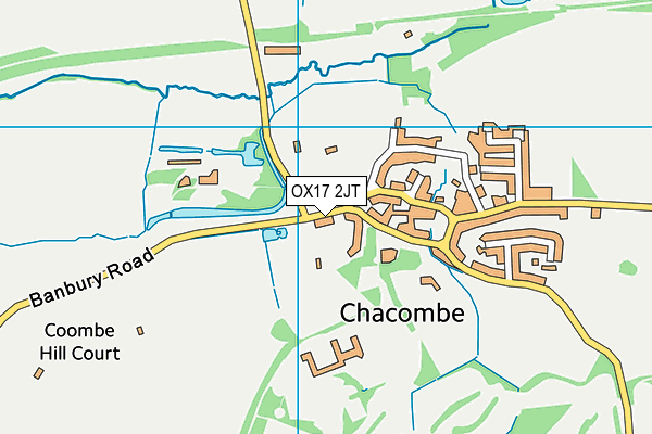 OX17 2JT map - OS VectorMap District (Ordnance Survey)