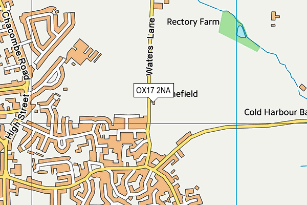OX17 2NA map - OS VectorMap District (Ordnance Survey)
