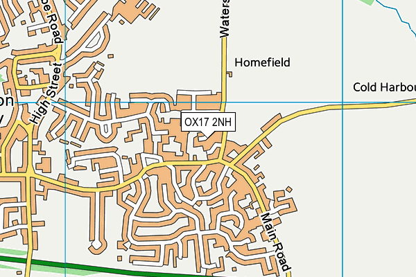 OX17 2NH map - OS VectorMap District (Ordnance Survey)