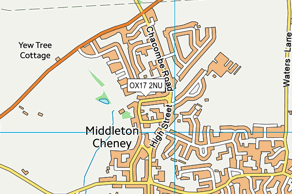 OX17 2NU map - OS VectorMap District (Ordnance Survey)
