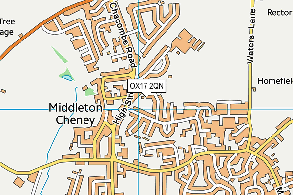 OX17 2QN map - OS VectorMap District (Ordnance Survey)