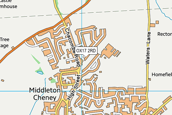 OX17 2RD map - OS VectorMap District (Ordnance Survey)