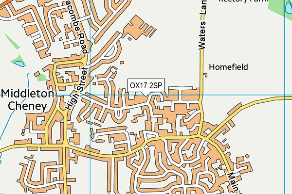 OX17 2SP map - OS VectorMap District (Ordnance Survey)