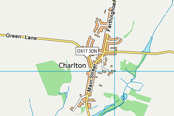 Newbottle and Charlton Church of England Primary School map (OX17 3DN) - OS VectorMap District (Ordnance Survey)