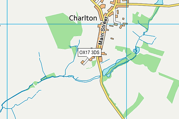 OX17 3DS map - OS VectorMap District (Ordnance Survey)