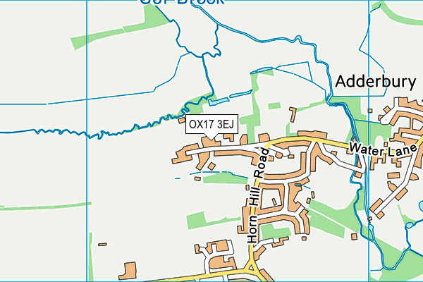 OX17 3EJ map - OS VectorMap District (Ordnance Survey)