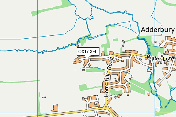 OX17 3EL map - OS VectorMap District (Ordnance Survey)