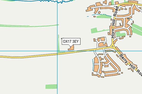 OX17 3EY map - OS VectorMap District (Ordnance Survey)