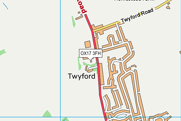 OX17 3FH map - OS VectorMap District (Ordnance Survey)