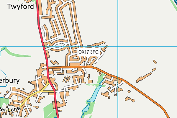 OX17 3FQ map - OS VectorMap District (Ordnance Survey)