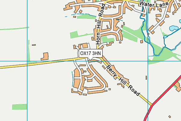 OX17 3HN map - OS VectorMap District (Ordnance Survey)