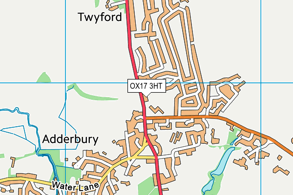 OX17 3HT map - OS VectorMap District (Ordnance Survey)