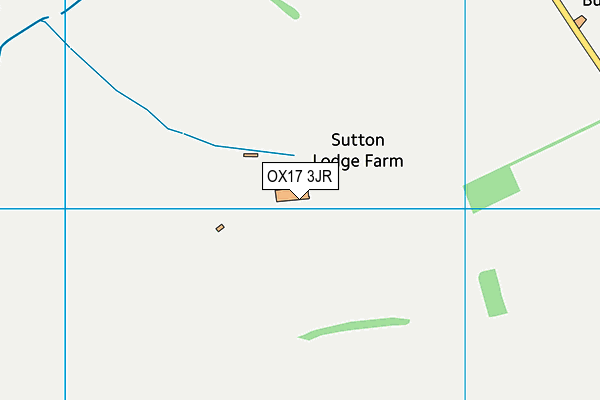 OX17 3JR map - OS VectorMap District (Ordnance Survey)