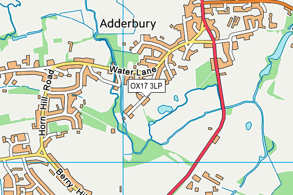 OX17 3LP map - OS VectorMap District (Ordnance Survey)