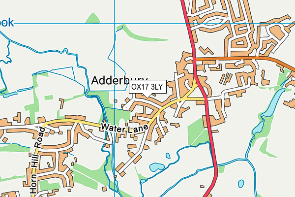 OX17 3LY map - OS VectorMap District (Ordnance Survey)