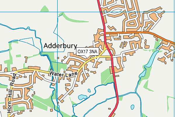 OX17 3NA map - OS VectorMap District (Ordnance Survey)