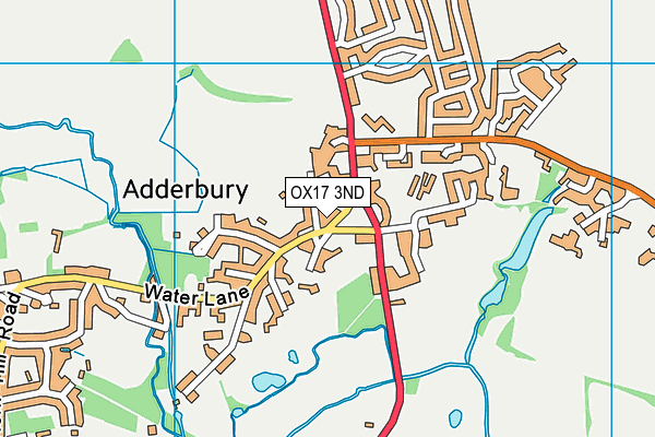 OX17 3ND map - OS VectorMap District (Ordnance Survey)