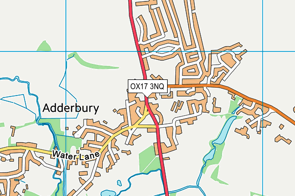 OX17 3NQ map - OS VectorMap District (Ordnance Survey)