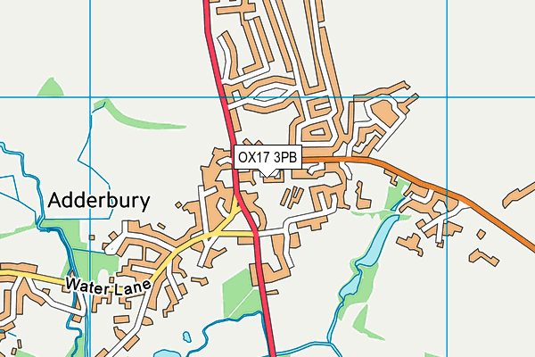 OX17 3PB map - OS VectorMap District (Ordnance Survey)