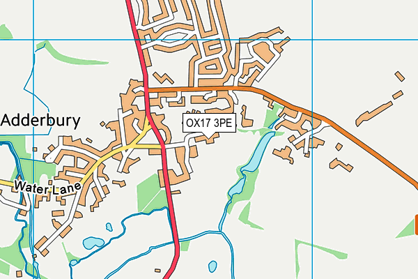 OX17 3PE map - OS VectorMap District (Ordnance Survey)