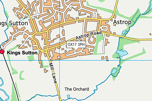 OX17 3PH map - OS VectorMap District (Ordnance Survey)