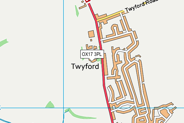 OX17 3PL map - OS VectorMap District (Ordnance Survey)