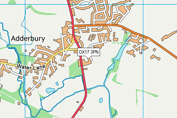 OX17 3PN map - OS VectorMap District (Ordnance Survey)