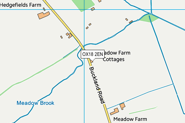 OX18 2EN map - OS VectorMap District (Ordnance Survey)