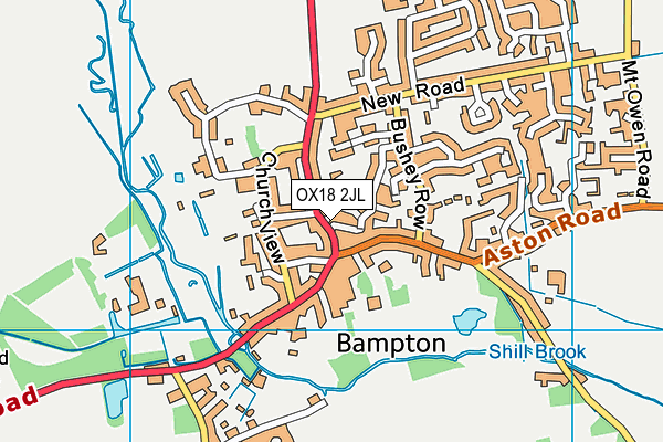 Map of BAMPTON ARCHIVE TRADING LIMITED at district scale