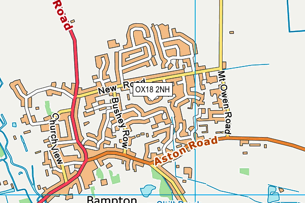 OX18 2NH map - OS VectorMap District (Ordnance Survey)