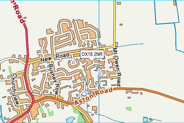 OX18 2NR map - OS VectorMap District (Ordnance Survey)