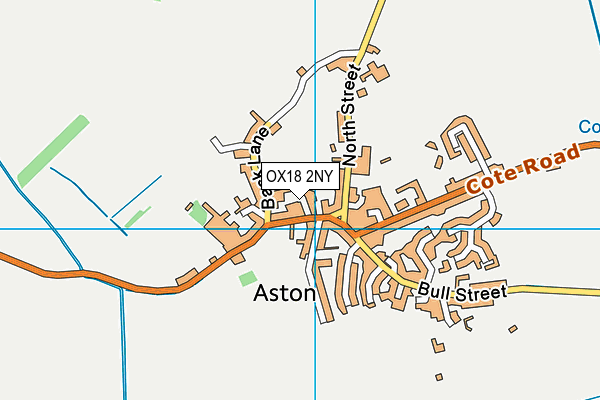 OX18 2NY map - OS VectorMap District (Ordnance Survey)
