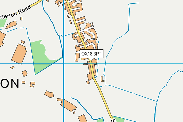 OX18 3PT map - OS VectorMap District (Ordnance Survey)