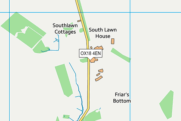 OX18 4EN map - OS VectorMap District (Ordnance Survey)