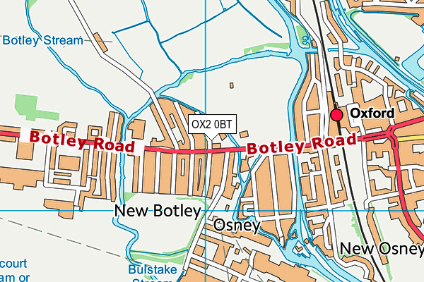 Botley Park map (OX2 0BT) - OS VectorMap District (Ordnance Survey)