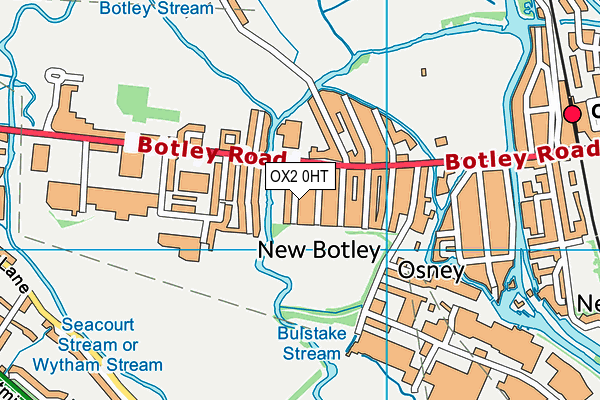 OX2 0HT map - OS VectorMap District (Ordnance Survey)