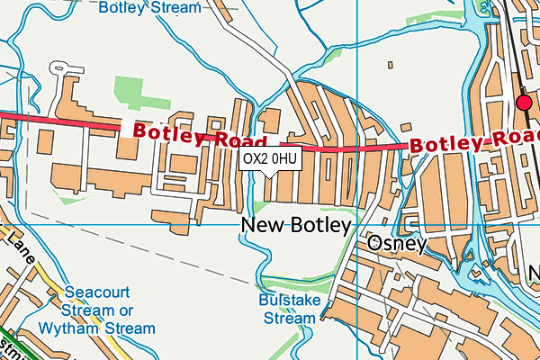 OX2 0HU map - OS VectorMap District (Ordnance Survey)