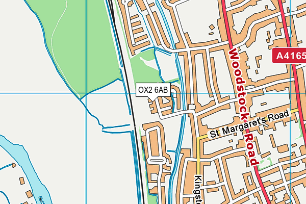 St Philip and James' Church of England Aided Primary School Oxford map (OX2 6AB) - OS VectorMap District (Ordnance Survey)