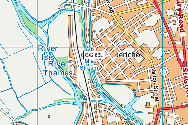 OX2 6BL map - OS VectorMap District (Ordnance Survey)