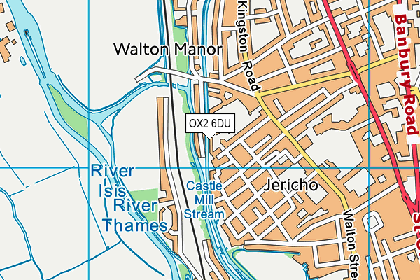 OX2 6DU map - OS VectorMap District (Ordnance Survey)