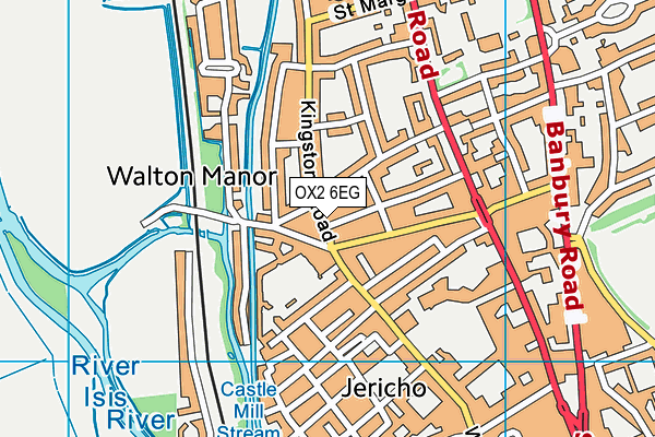 OX2 6EG map - OS VectorMap District (Ordnance Survey)