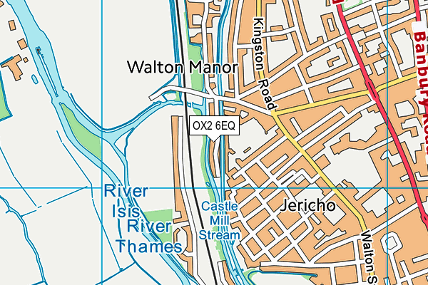 OX2 6EQ map - OS VectorMap District (Ordnance Survey)