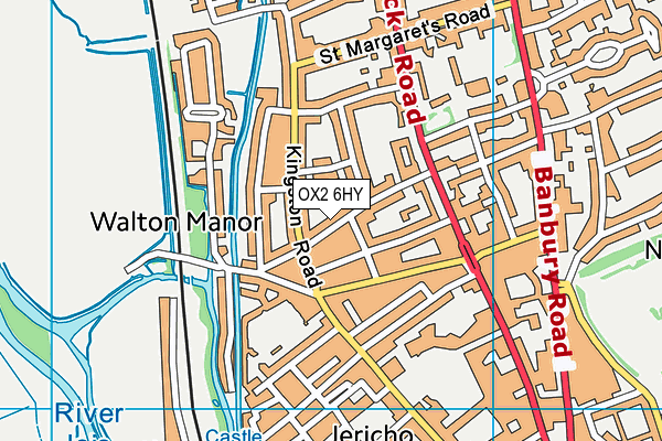 OX2 6HY map - OS VectorMap District (Ordnance Survey)