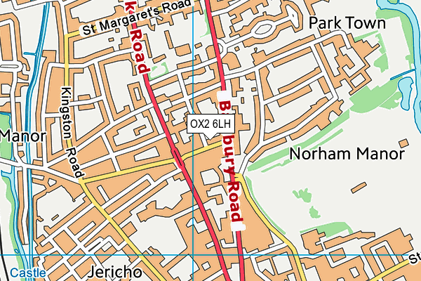 OX2 6LH map - OS VectorMap District (Ordnance Survey)