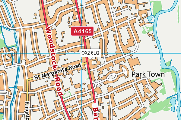 OX2 6LQ map - OS VectorMap District (Ordnance Survey)